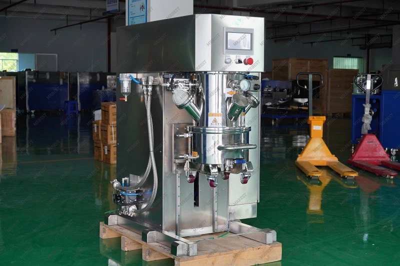 vacuum mixer for battery slurry mixing