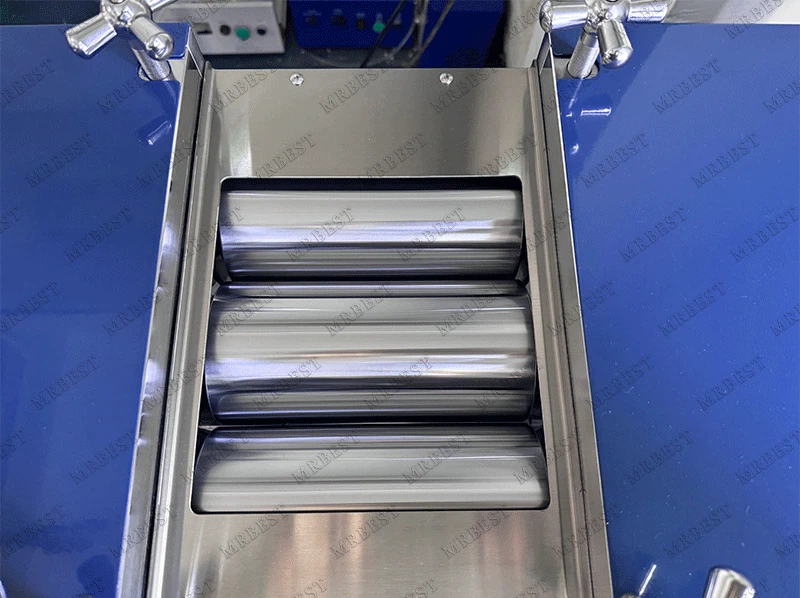 Horizontal Hot Rolling Press with Asynchronous Speed for Dry Battery Electrode Horizontal Hot Rolling Press with Asynchronous Speed for Dry Battery Electrode